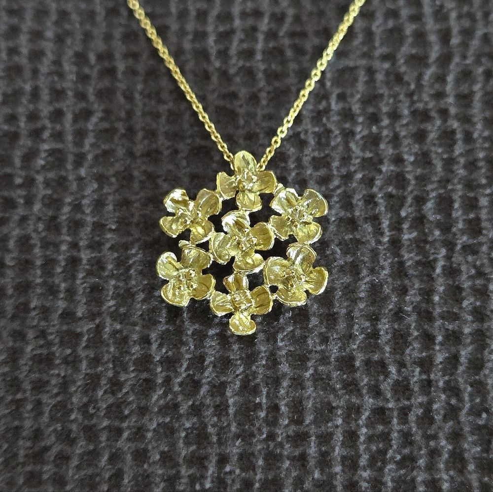 MESH "Lil Garden"💐 Pendant Necklace - NIB - Picture 4 of 16